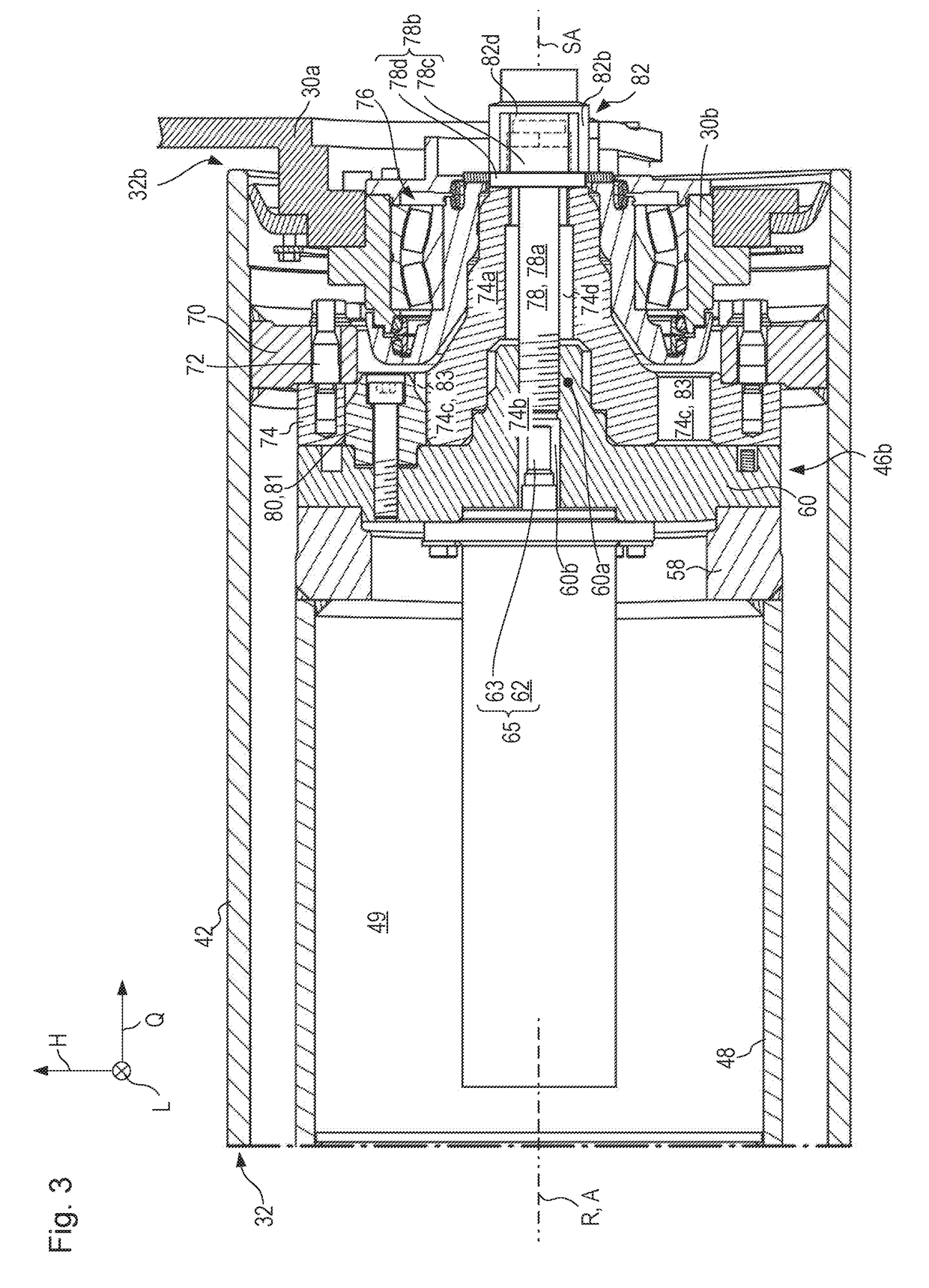 Earth working machine whose working apparatus is displaceable out of its operating position using an onboard actuator