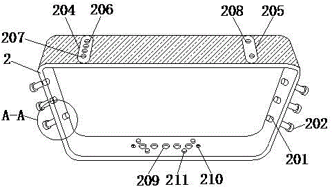 Fixing frame for portable speaker