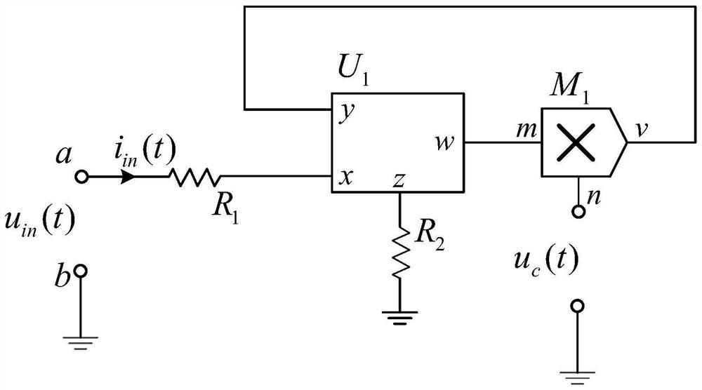 Voltage-controlled resistor circuit