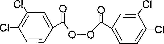 Method for preparing vulcanizing agent 3,4-dichlorobenzoyl peroxide