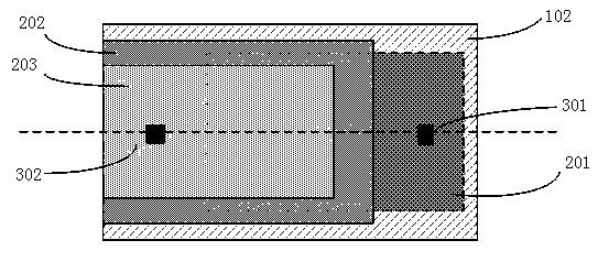 Thin film volume acoustic wave harmonic oscillator structure and manufacturing method thereof