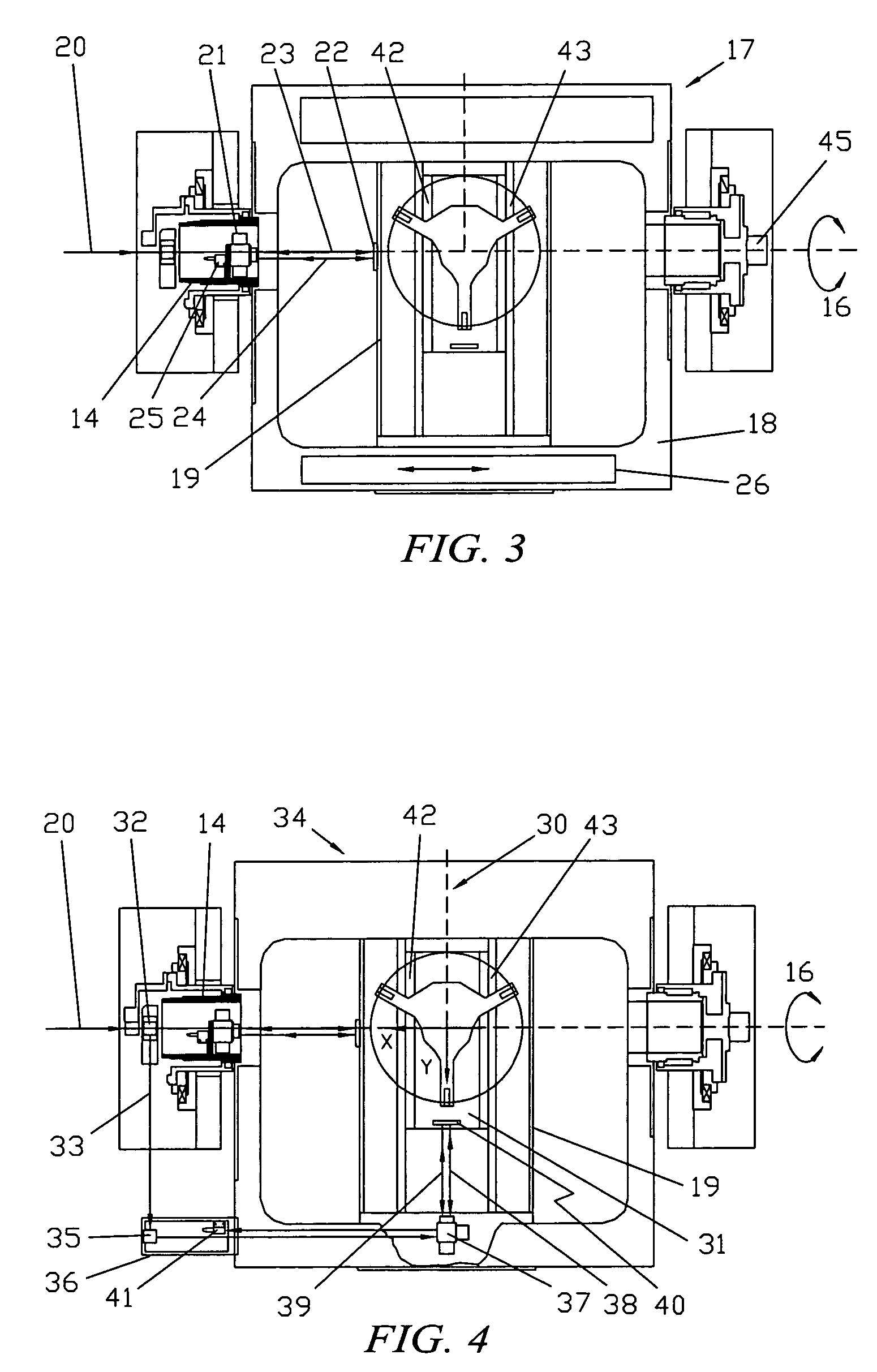 System and method for positioning an object through use of a rotating laser metrology system