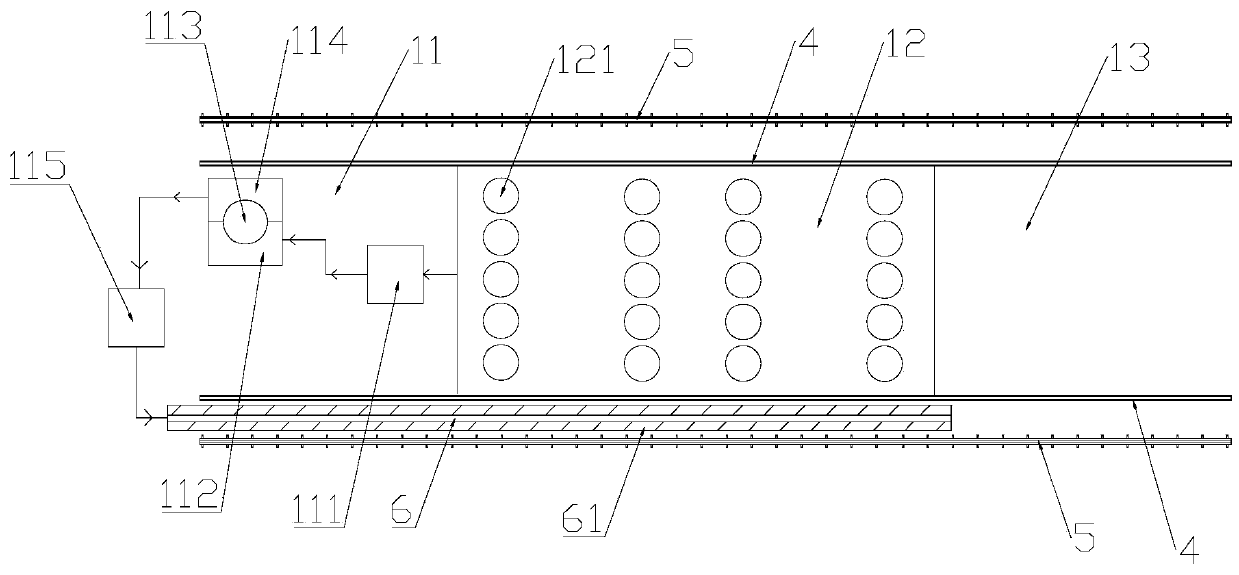 Copper smelting slag slow cooling system and slow cooling method