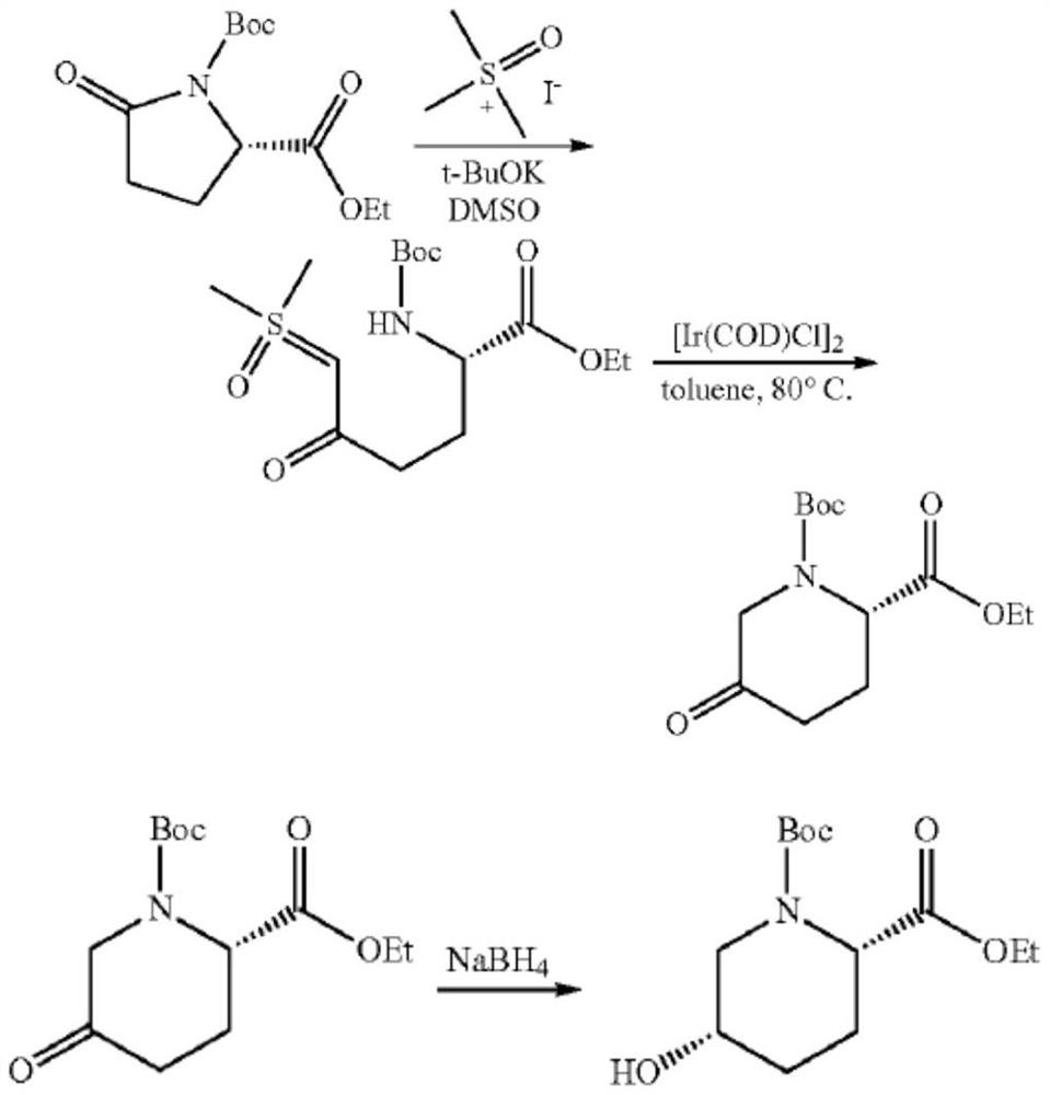 Synthetic method of avibactam intermediate (2s, 5s)-n-protecting group-5-hydroxyl-2-carboxylic acid piperidine