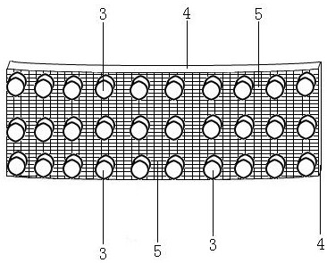 Flat-head truck cab grille capable of absorbing impact kinetic energy