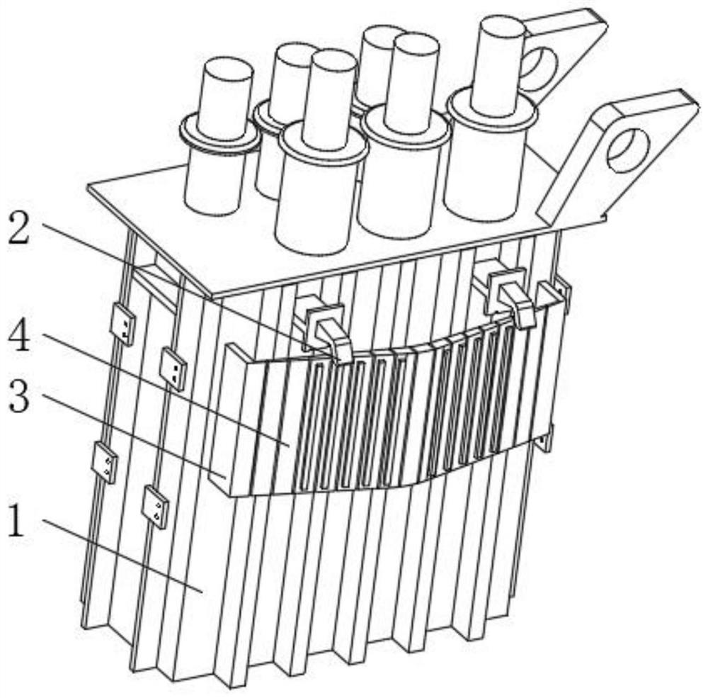 Transformer oil tank main body