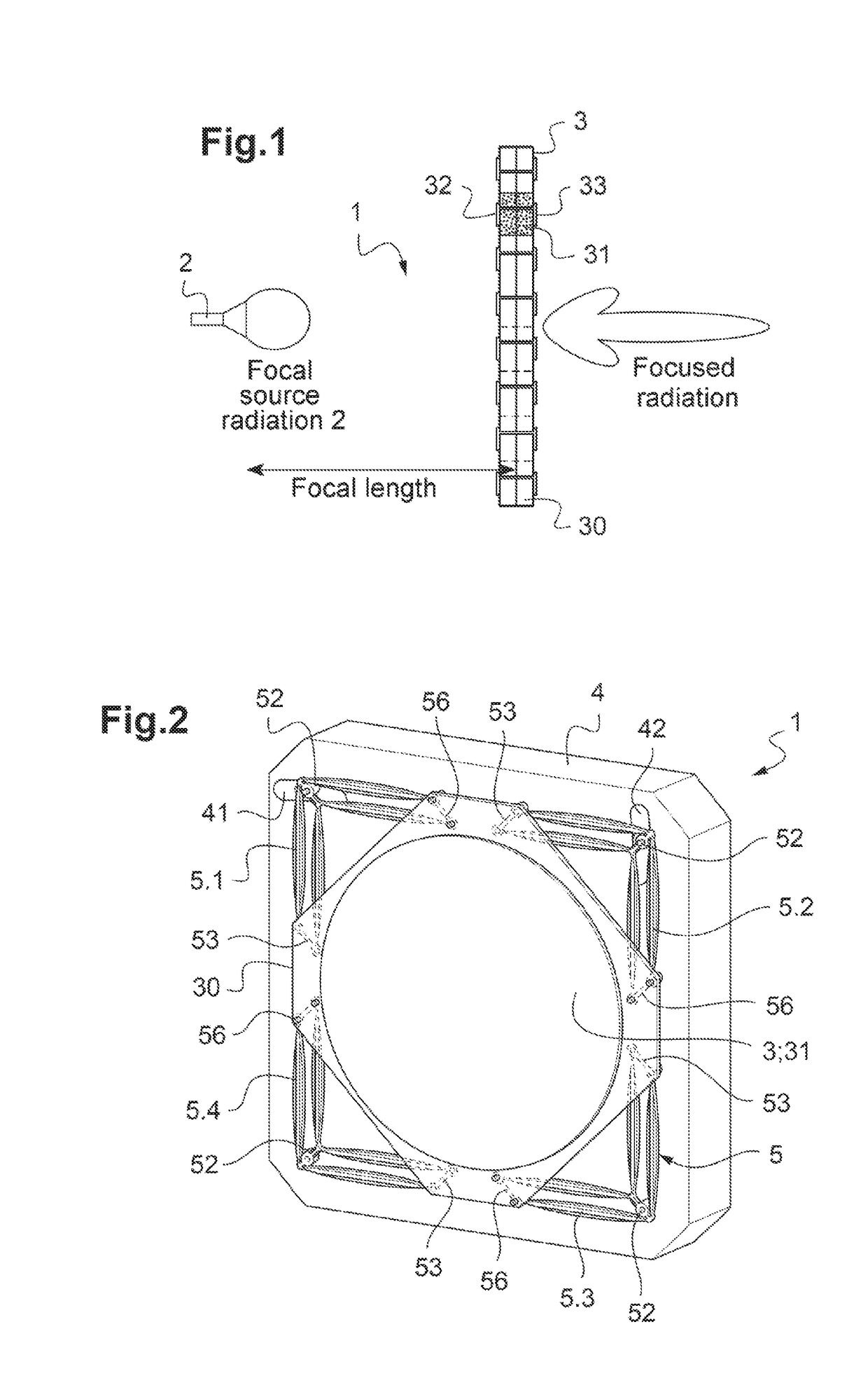 Transmit-array antenna comprising a mechanism for reorienting the direction of the beam