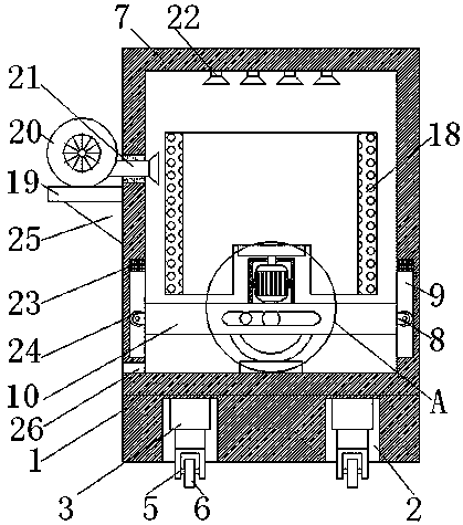 Multi-functional cleaning and spin-drying device