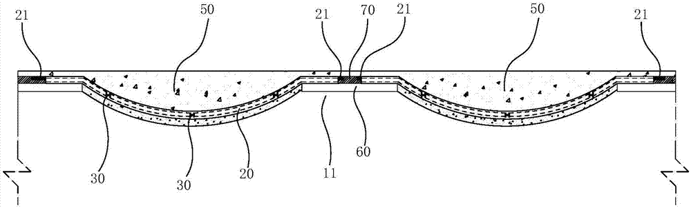 Combination structure of steel-concrete anti-arch and anchor rod used to control roadway underside and construction method of the combination structure