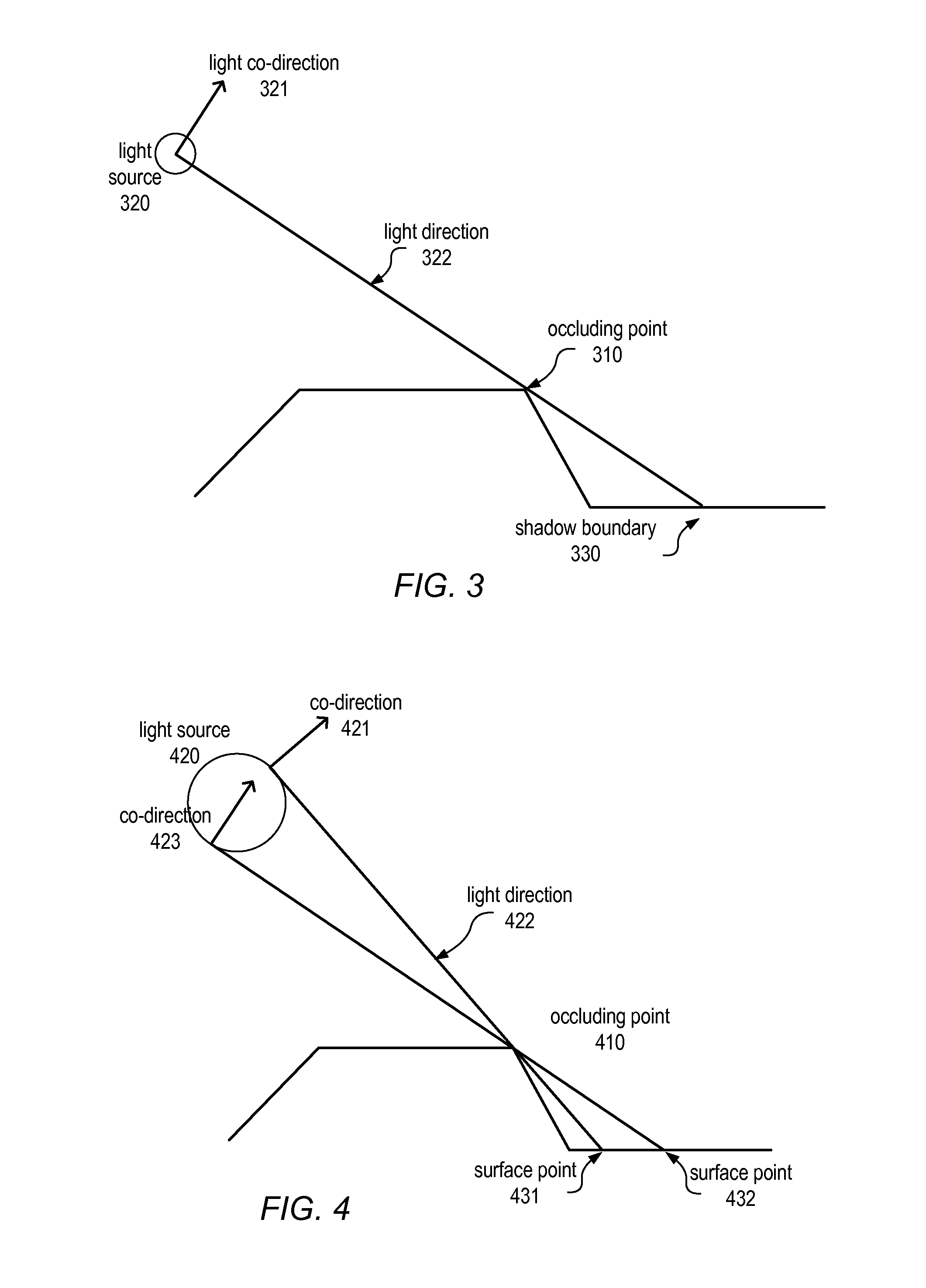 System and methods for rendering height-field images with hard and soft shadows
