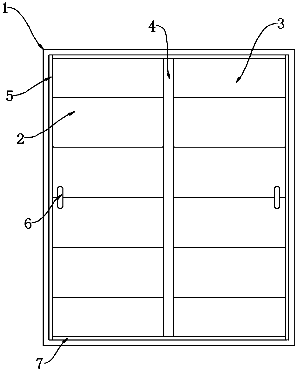 Conveniently-mounted family storage cabinet