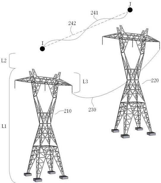 Power transmission line detection method and device, computer equipment and storage medium