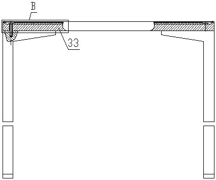 Rolling and drying combined mechanism and drying and flattening method