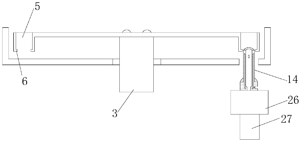 Carrying mechanism of a turntable measuring cup and its use method