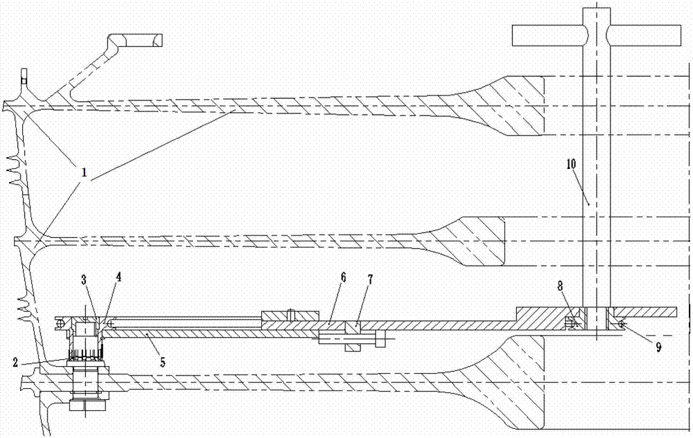 Inter-structural-disk connecting force limiting device