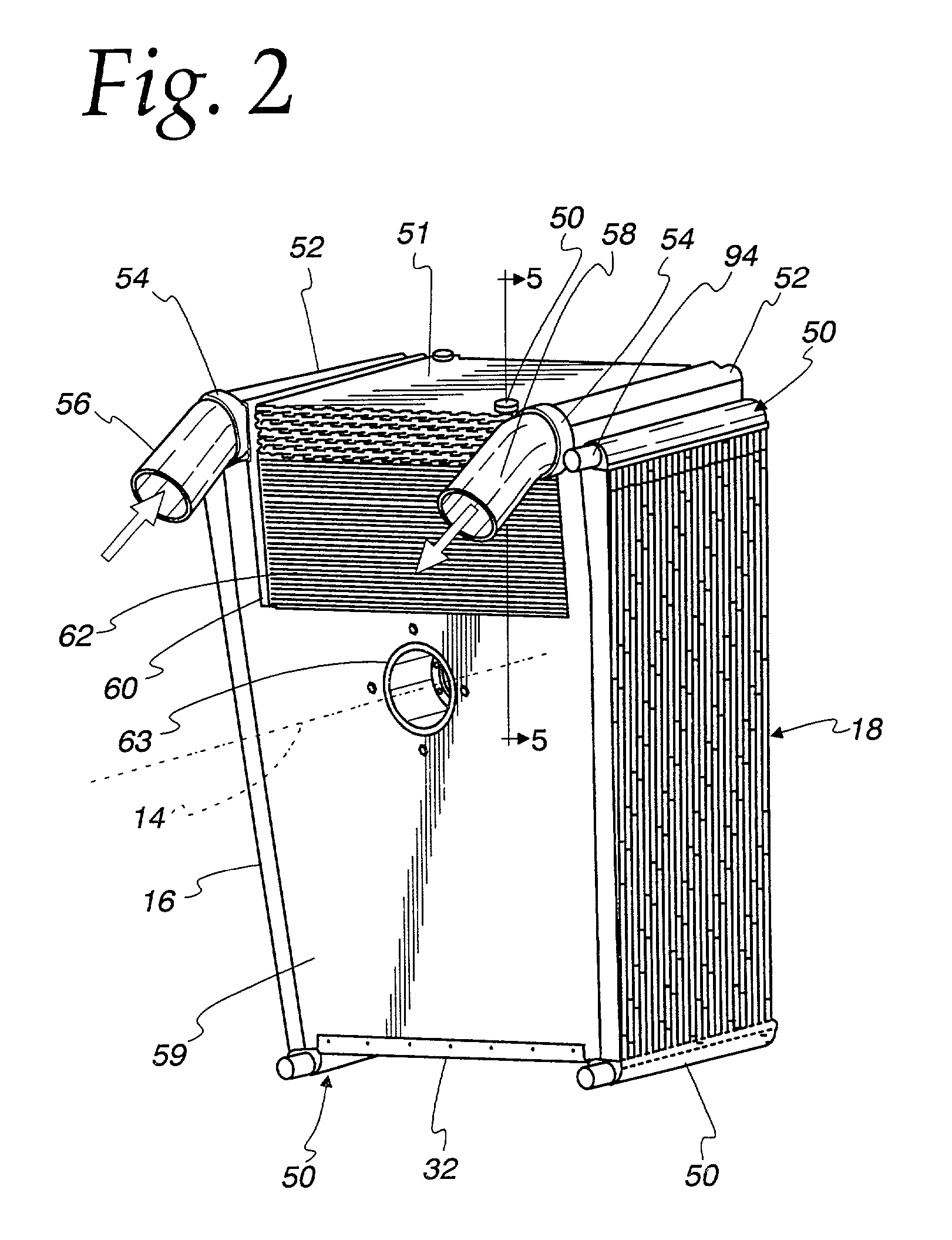 Box-like cooling system