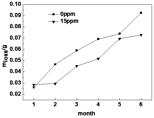 Method for testing performance of coatings of ballast tank and piping system thereof in electrolytic ballast water environment