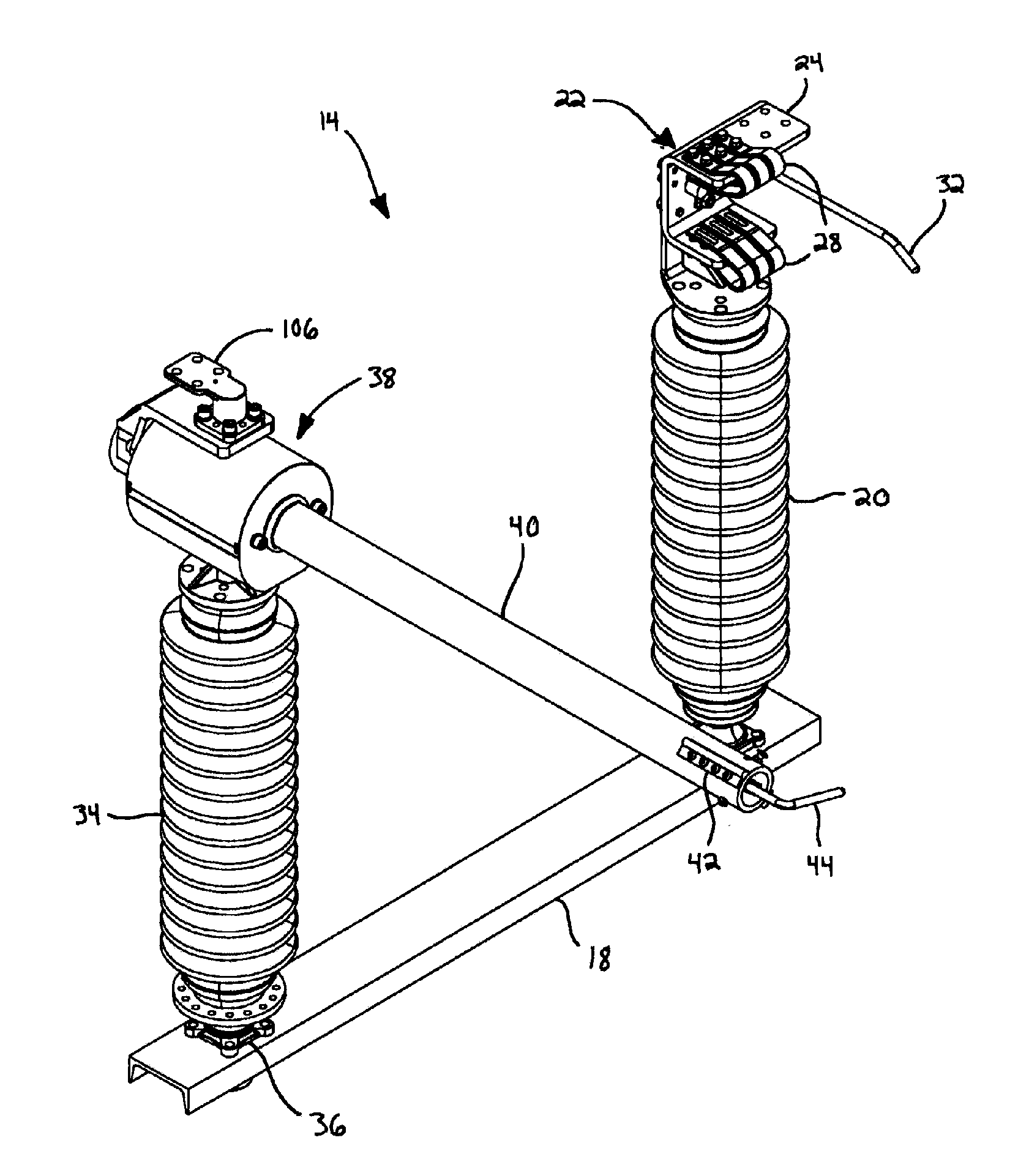 Air Break Electrical Switch Having a Blade Open/Closed Indicator