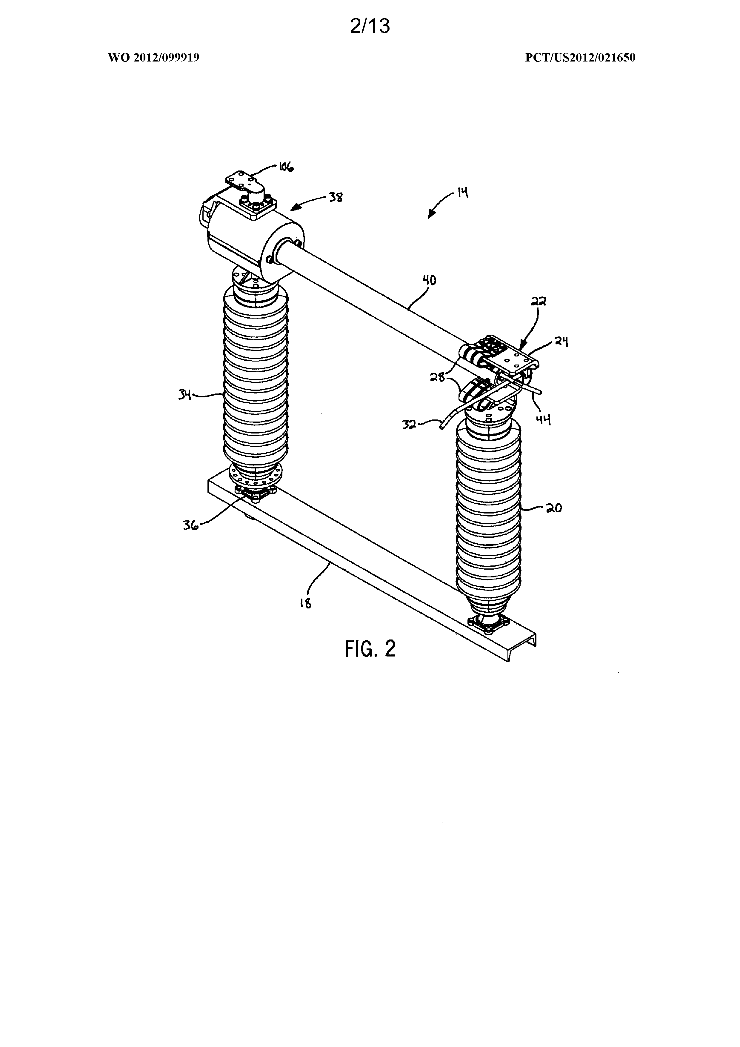 Air Break Electrical Switch Having a Blade Open/Closed Indicator