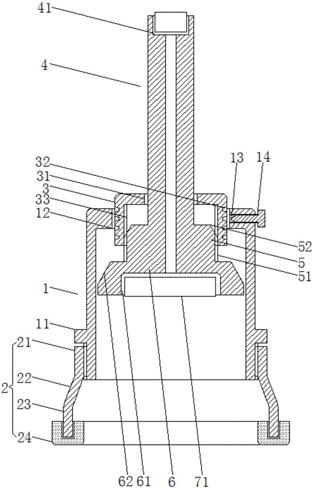 Lumbar vertebra nursing massage rehabilitation device