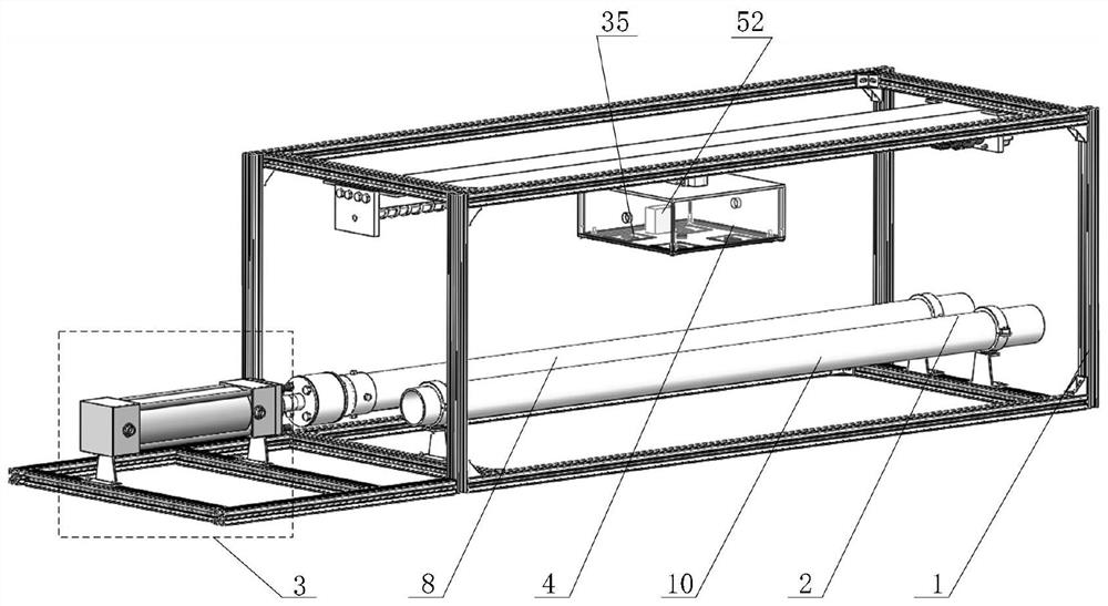 Parallel pipeline non-contact harmonic magnetic field diagnosis method and indoor experiment system