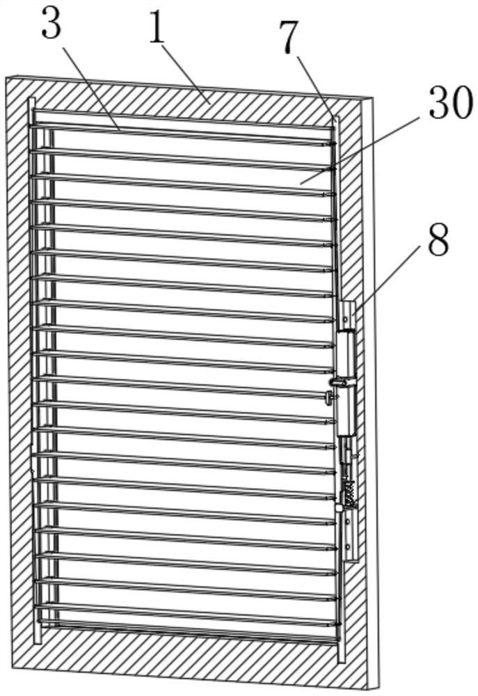 Energy-saving green building structure capable of preventing heat loss and use method of energy-saving green building structure
