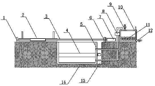 Steam curing device for cement pole production