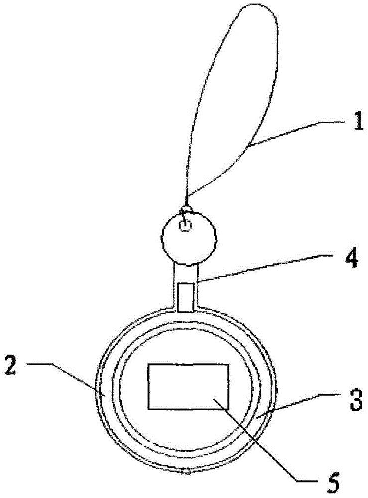 Phone chain having electronic watch