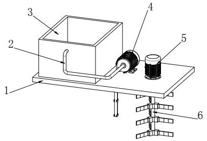 Accurate batching and stirring mechanism for full-automatic production of quartz plates