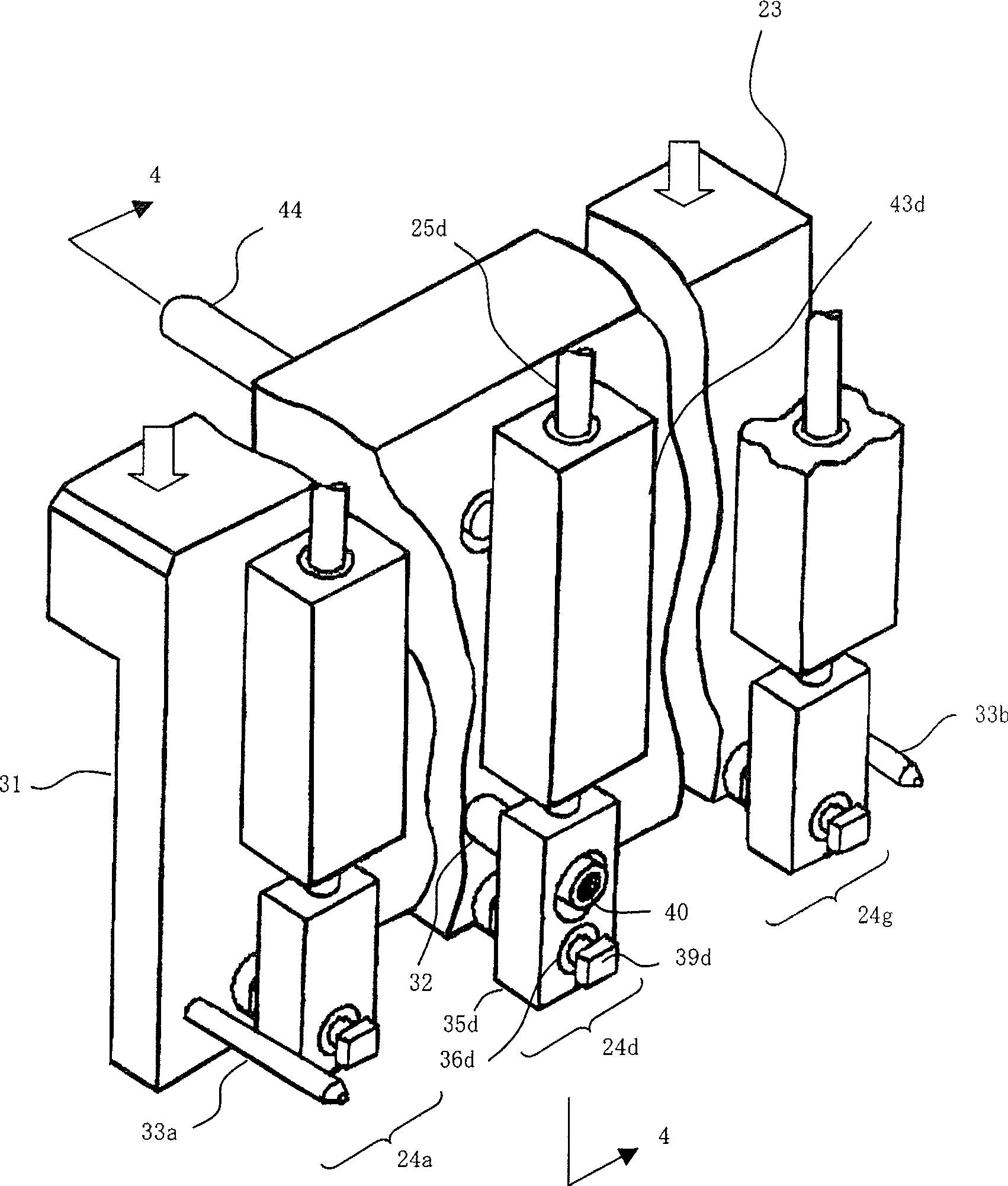 Clamp for grinding magnetic head, grinding apparatus and grinding method