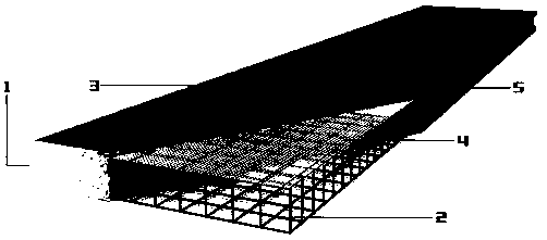 Steel mesh and fiber reinforced integrated foam concrete lightweight wallboard and manufacturing method thereof