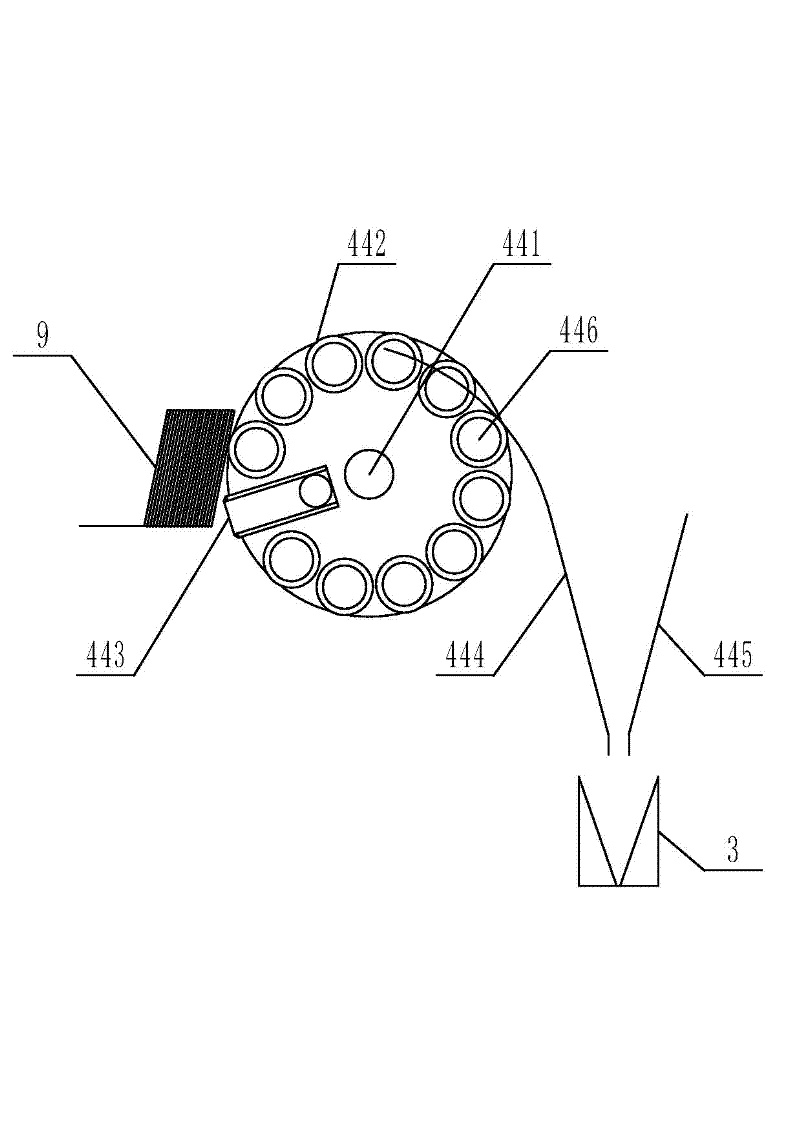 Battery plate packing device