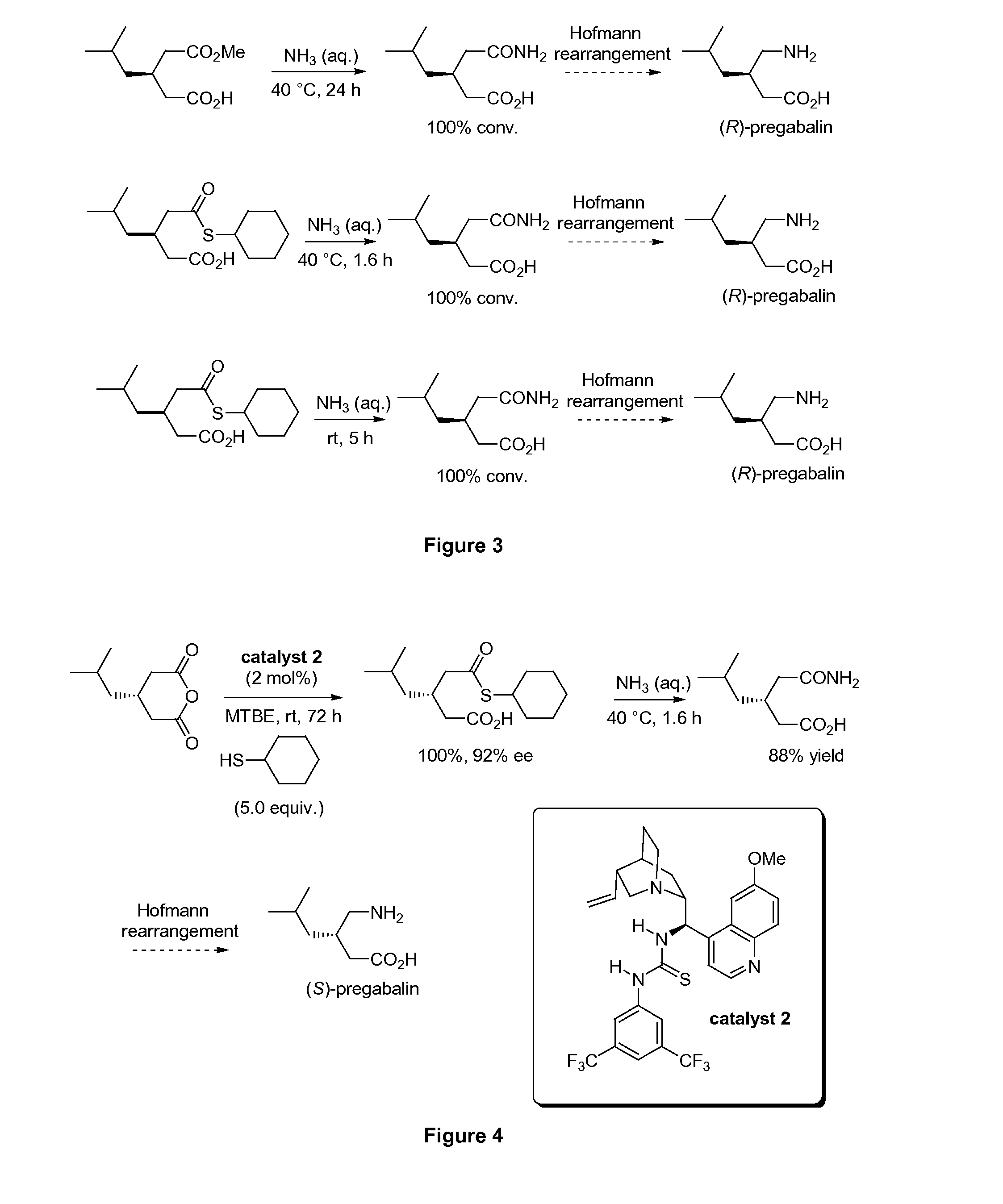 Intermediates in the enantioselective synthesis of 3-(aminomethyl)-5-methyl-hexanoic acid