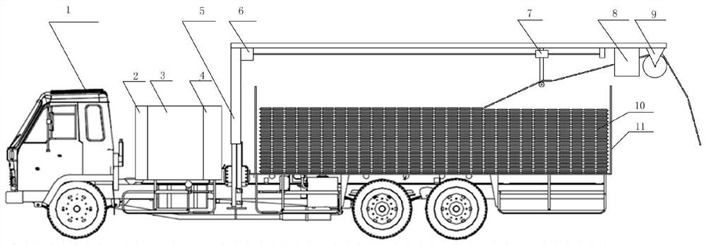 High-power solar power supply vehicle