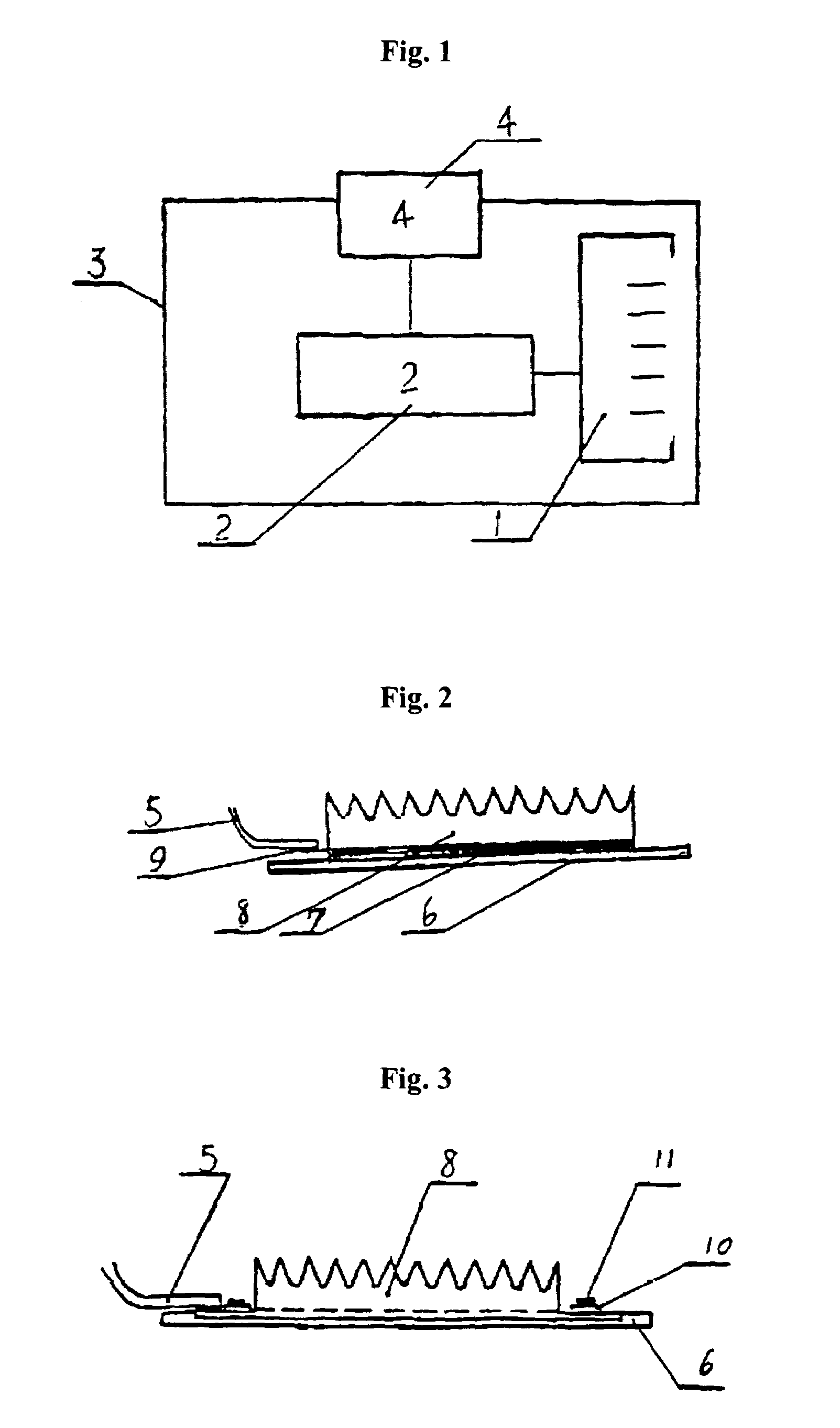 Device for producing negatively charged nanoparticles and a method for the same