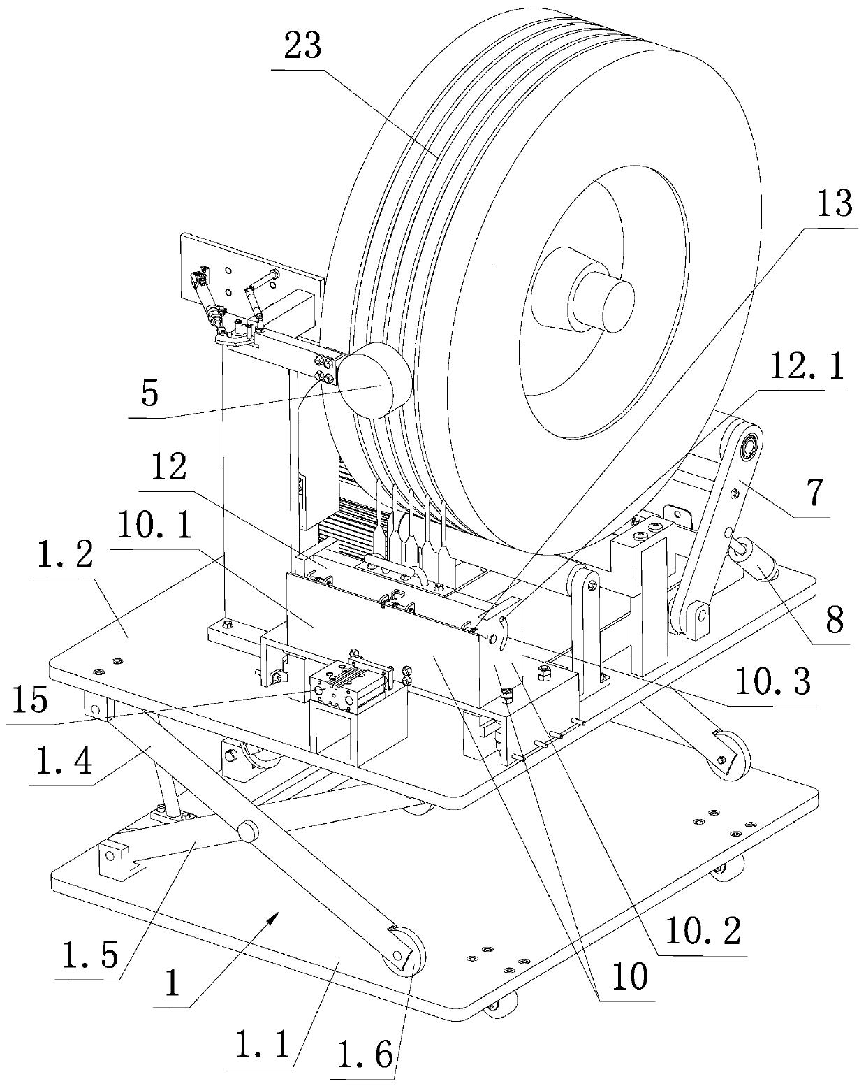 Tire chip remover