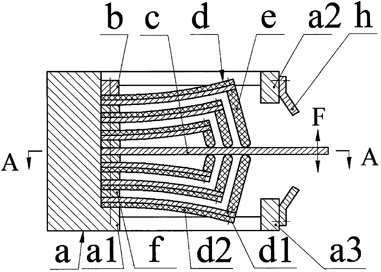 Combined type piezoelectric electric generator