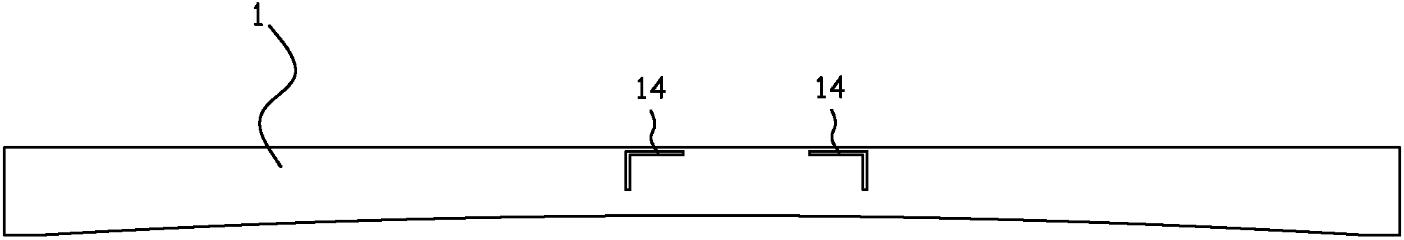 Bearing type support frame for key