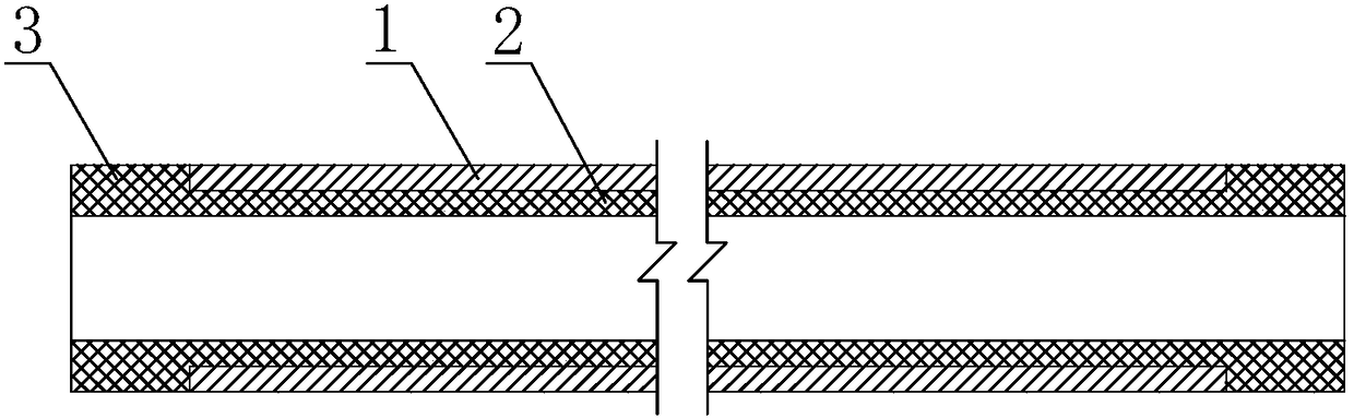 Cross-linked polyethylene lined composite pipe and production method thereof