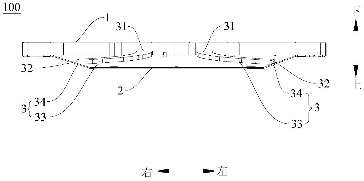 Pneumatic accessory for vehicle and vehicle having same