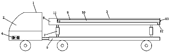 Community intelligent robot vehicle elevating and overhauling device