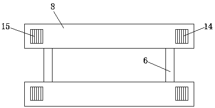 Community intelligent robot vehicle elevating and overhauling device