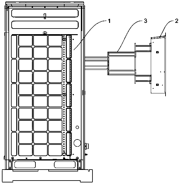 A movable and telescopic connection structure