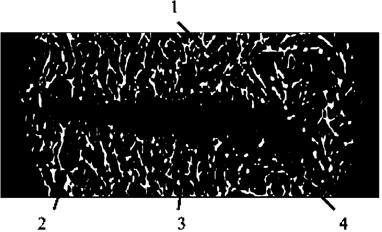 Identification and measurement method for high-temperature evaporation-type spray schlieren image