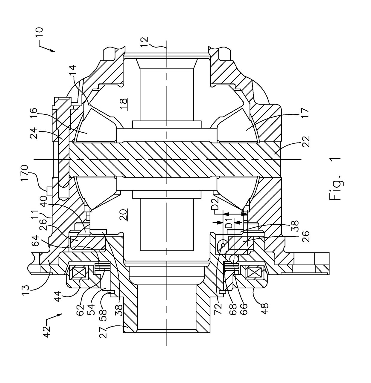 Controlling wheel hop in a vehicle axle