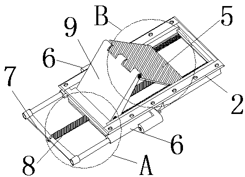 Electric wheel stopping device and three-dimensional garage carrying hanging bracket using the same