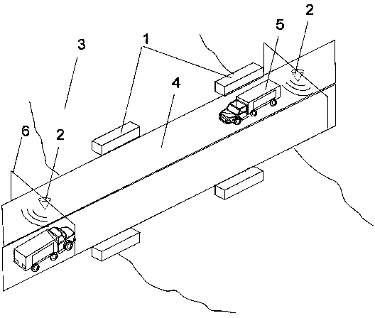 Expressway deck runoff treatment and accident emergency system and method thereof