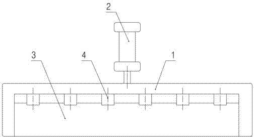 Calendering shaping device for polyethylene glycol terephthalate (PET) nano reinforced plate production line