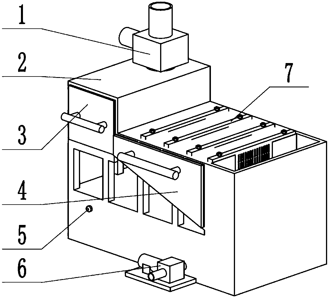Device for treating and reusing household sewage