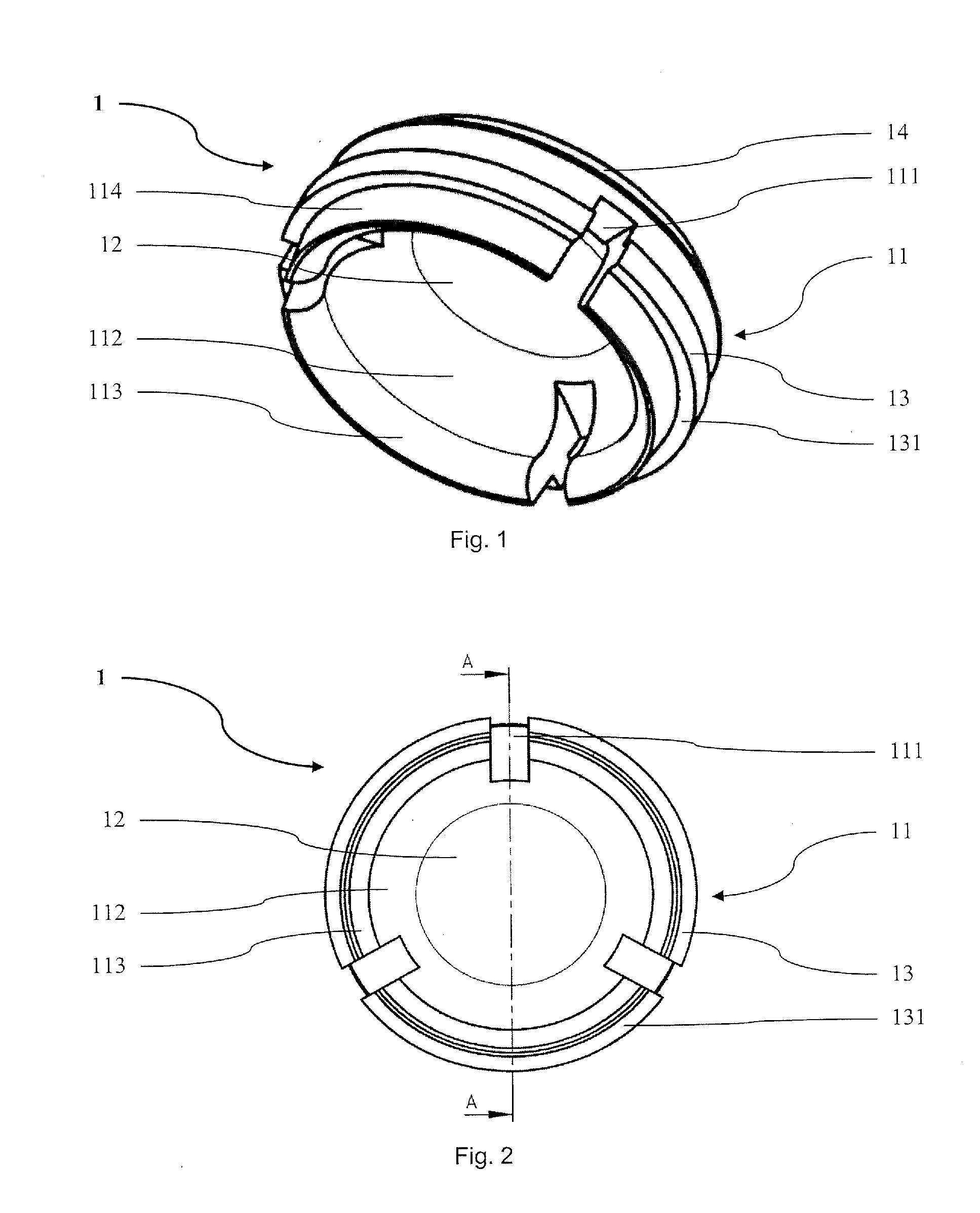 Connection of a prosthesis structure with an implant structure